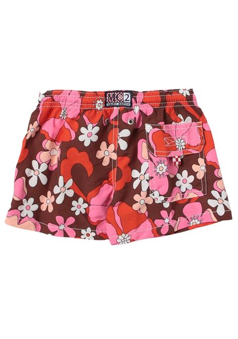 Costume da bagno bambino fiorato MC2 SAINT BARTH | JEAN RETRO FLOWER 18FIORATO